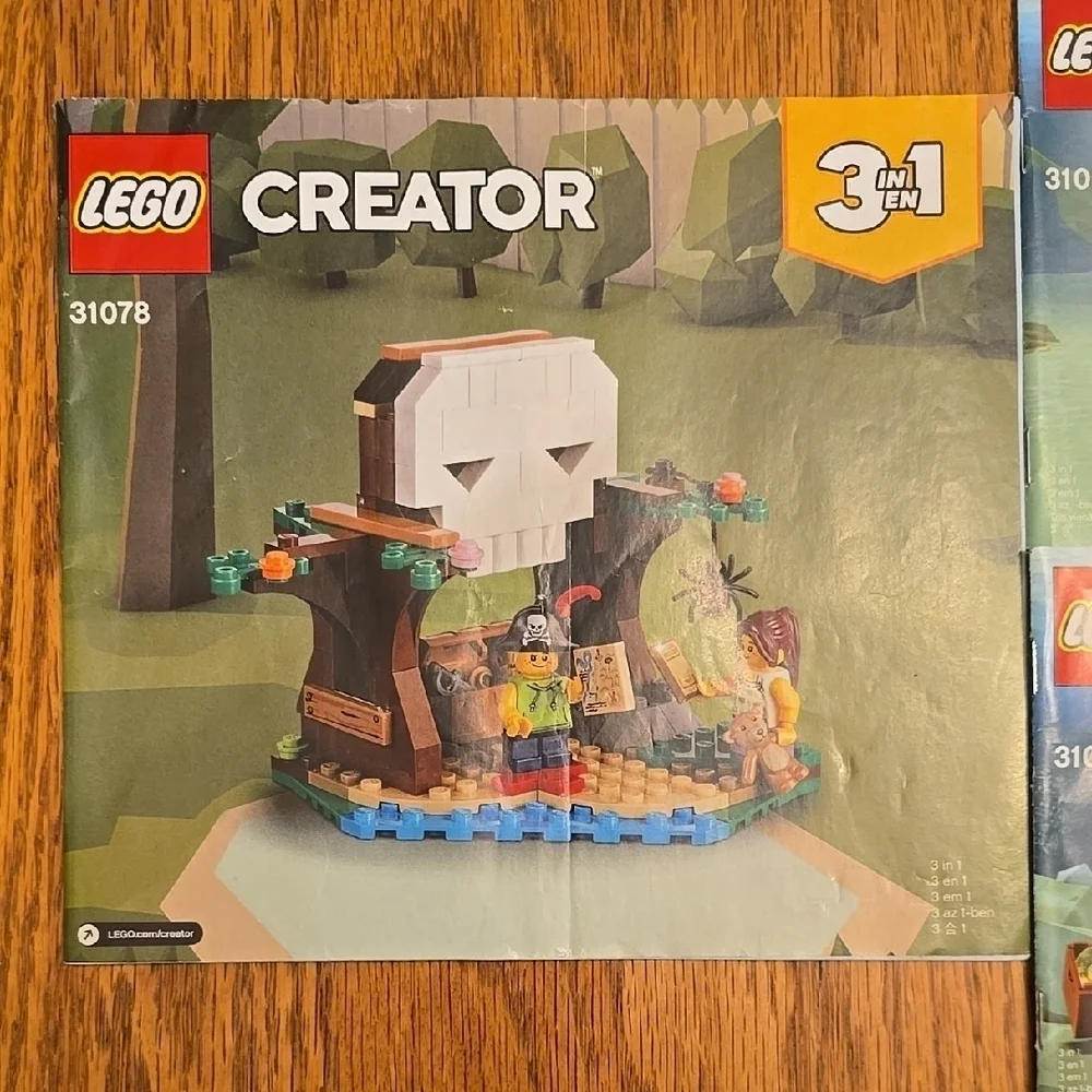 LEGO Creator 3-in-1 Skull Island and Sea Creatures INSTRUCTION BOOKS ONLY LOT H
